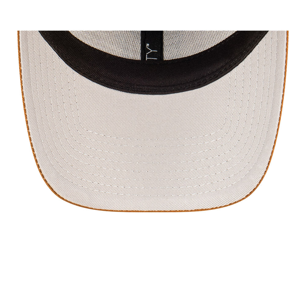 Las Vegas Raiders Hat - Burnt Almond Collection 9Forty NFL Snapback Cap - New Era